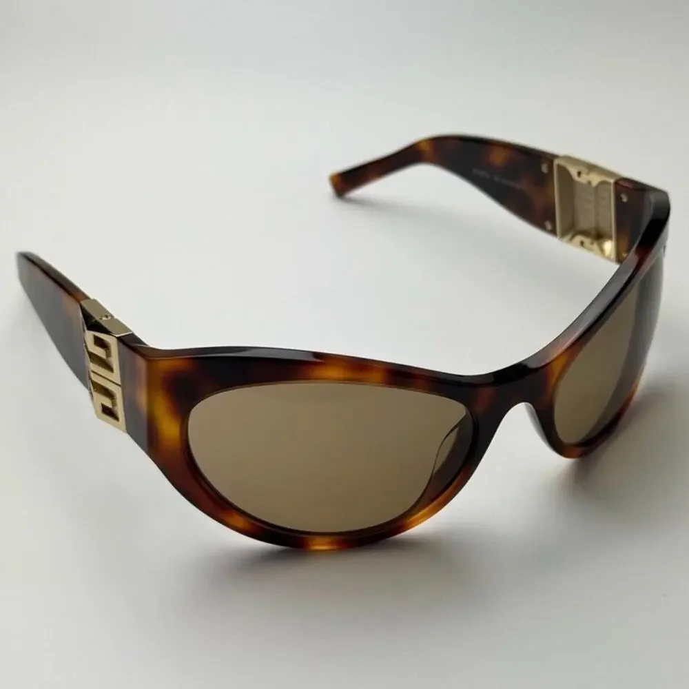 New! Givenchy Elegant Tortoise Shell Sunglasses, GV40073I 53E, Authentic